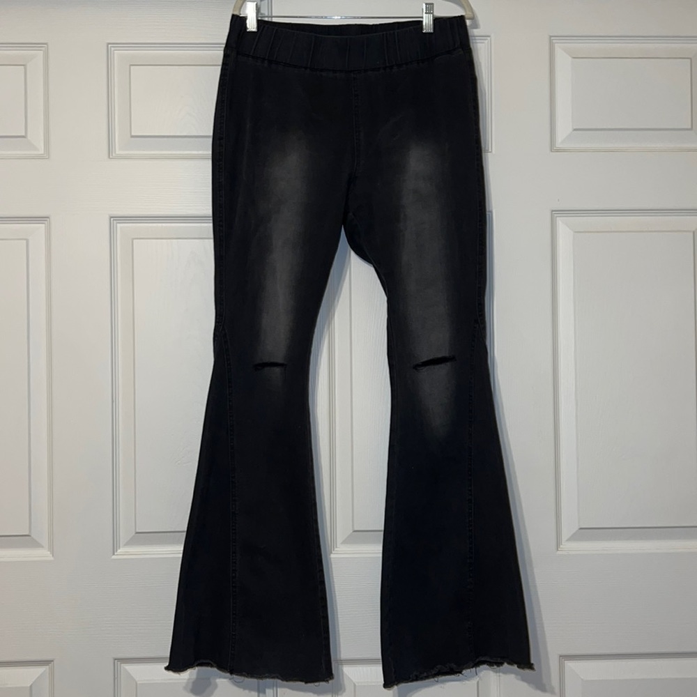 Pull on flare jeans